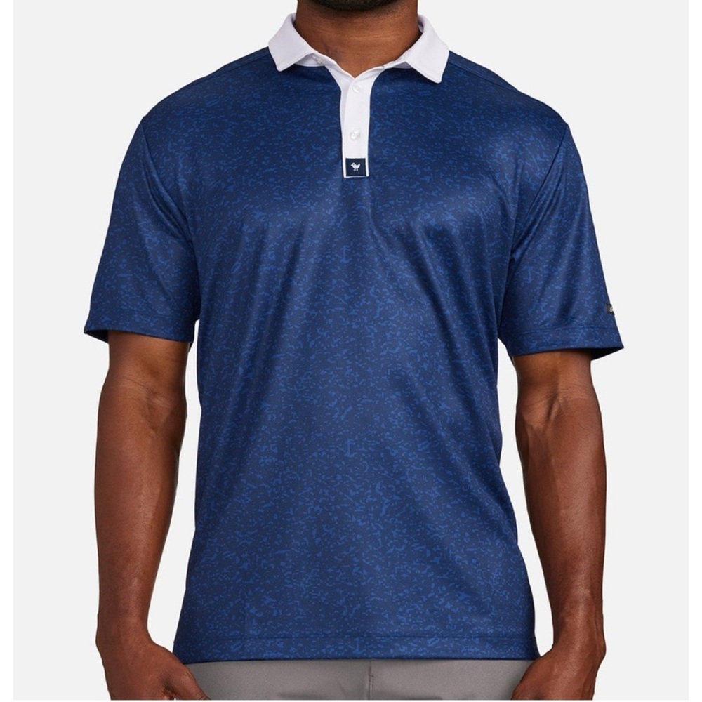 Bad Birdie Navy Blue Performance Golf Polo • Size Medium